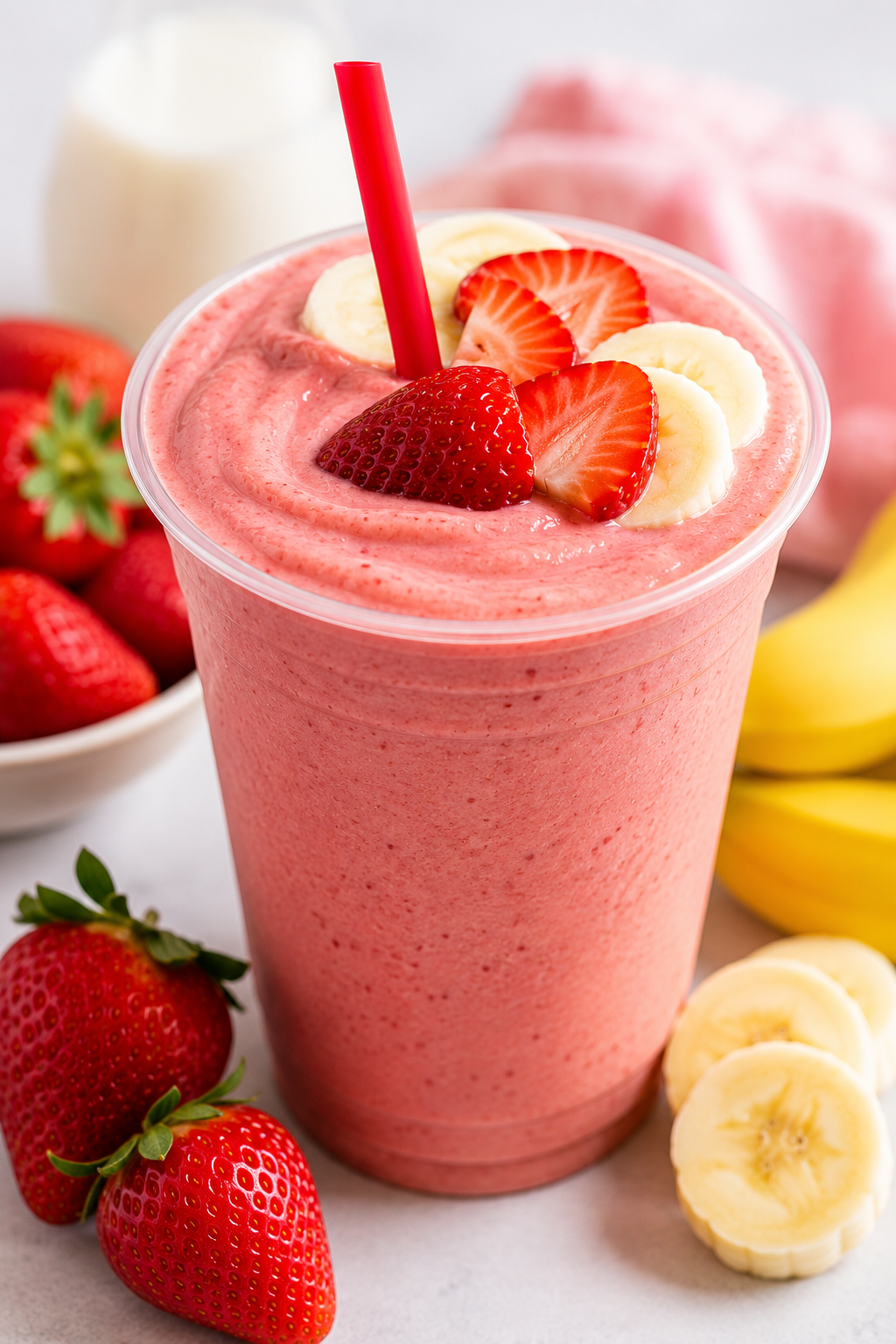 Strawberry Banana smoothie